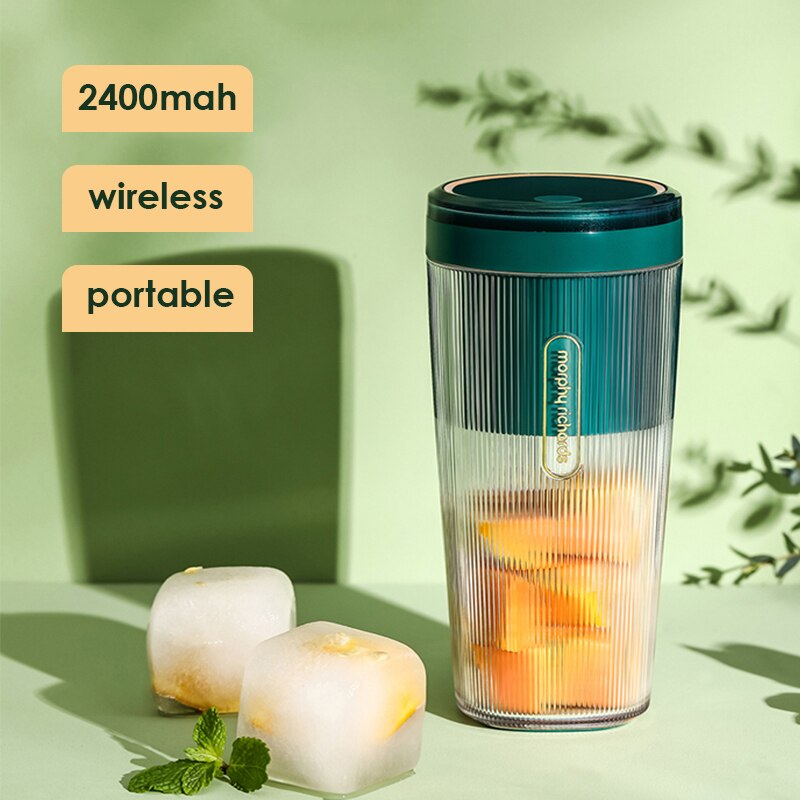 morphy richards Portable Food Mixer Juicer MR9800 Handheld Juice Maker 2400mAh Battery Wireless Mini Food Blender 4 Colors
