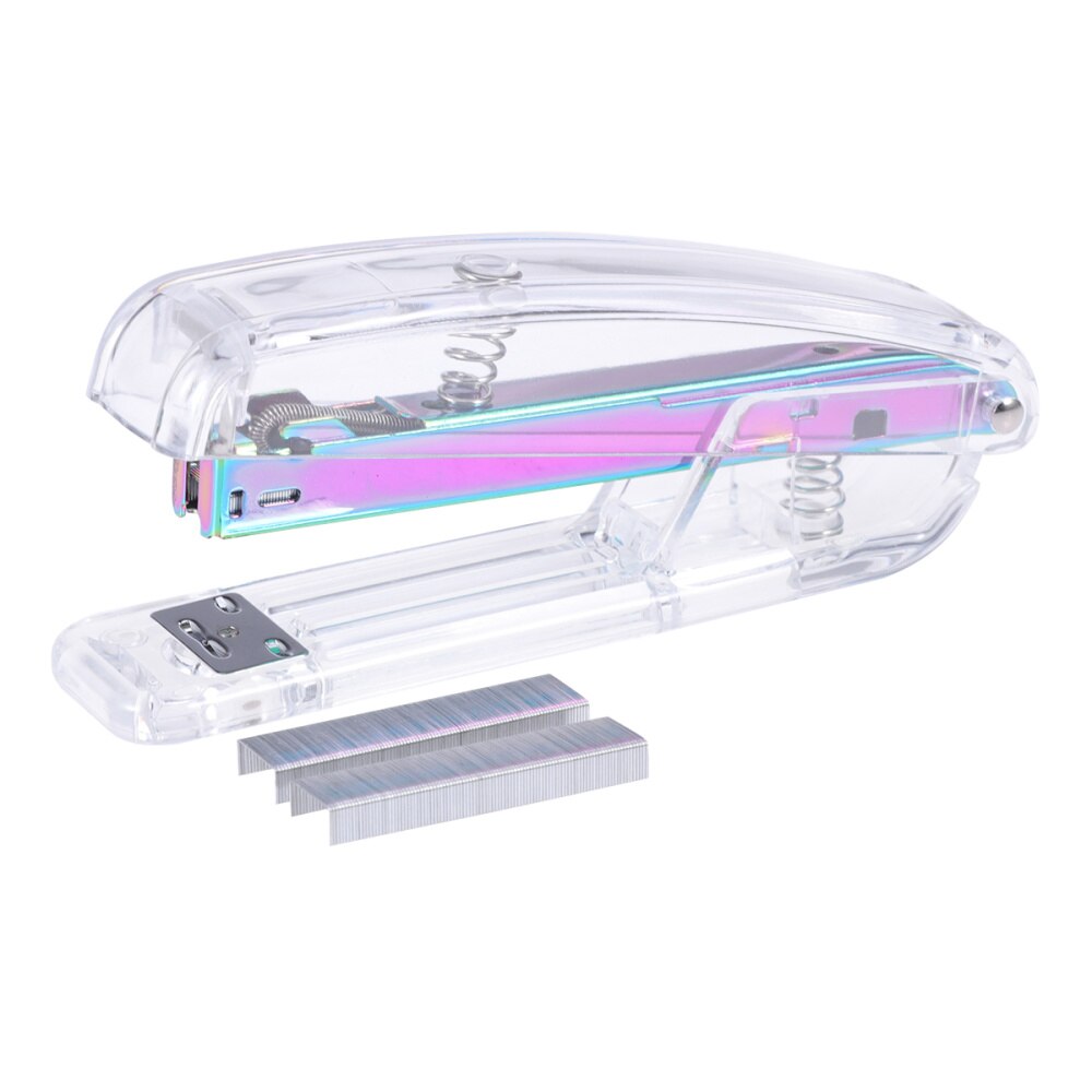 Desktop Stapler Classic Modern Stapler Stapling Machine for Office School Home (1 Stapler + 1 Box Stapling Nail)