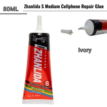 80Ml Zhanlida S Medium Ivoor Sterke Lijm Waterdichte Vloeibare Mobiele Telefoon Reparatie Lijm Gratis: Default Title