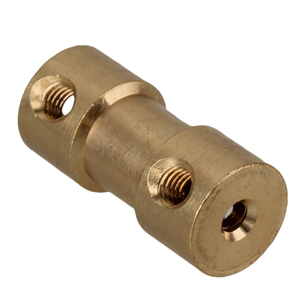 2pcs 3.17 x 2.3mm Copper Shaft Motor Flexible Coupling Coupler Connection Golden