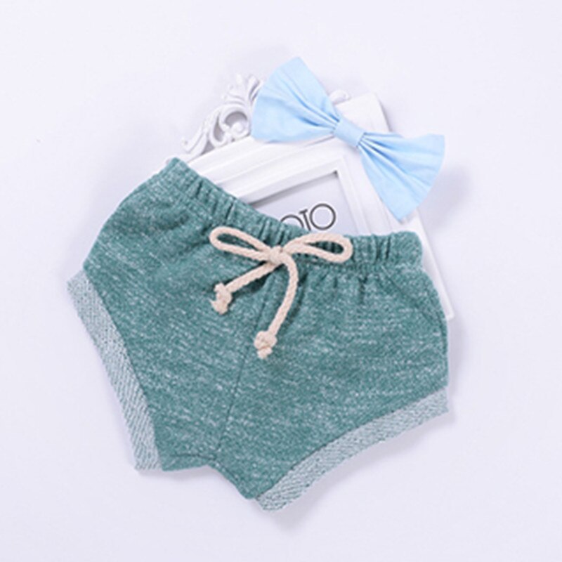 bunvel Baby Girls Boys Velvet Bottoms Infant Bloomer Costume Solid Color Baby Bloomers Triangle Shorts Casual Large PP Shorts t: Green / 120