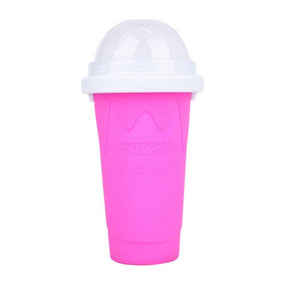 Machine à Slushie, tasse de refroidissement pour Smoothie, broyeur de glace domestique, tasse de refroidissement pour Slushie surgelée, pour lait fait maison: Red