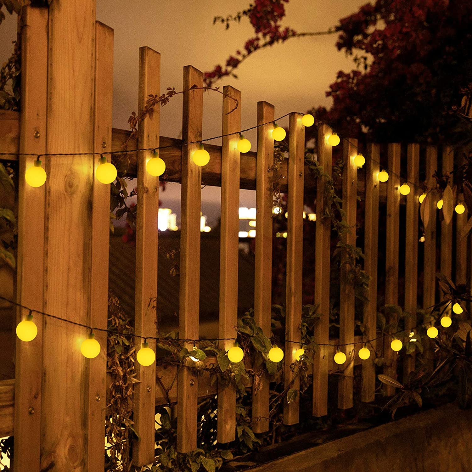 LED Solar Light Decoration Outdoor Fence Garden Street Garland String Light Festoon LED Light IP65 Waterproof Fairy Lamp