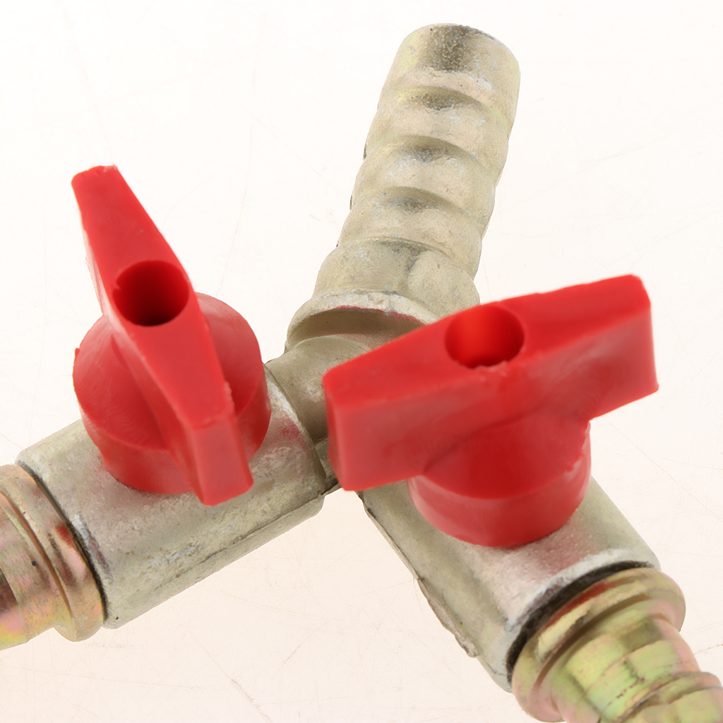 Válvula de combustible de Gas de 3 vías en forma de Y, interruptor de alta resistencia Y dureza, válvula de bola de cierre espiga para manguera
