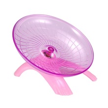 Hamster mus plastisk lydløs løbende skive flyvende underkop kæledyrsøvelse sport løbehjul