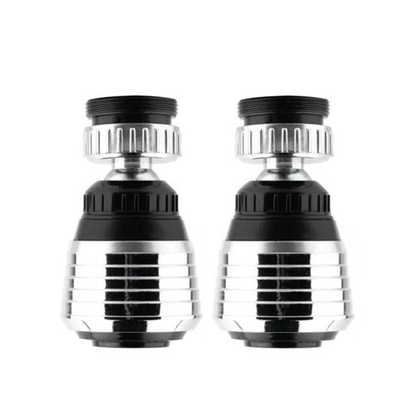 Bubbler agua burbujeador de la llave de la cocina de Casa grifo agua burbujas baño cabeza de ducha Filtro de ahorro de agua de Ducha: 2Pcs