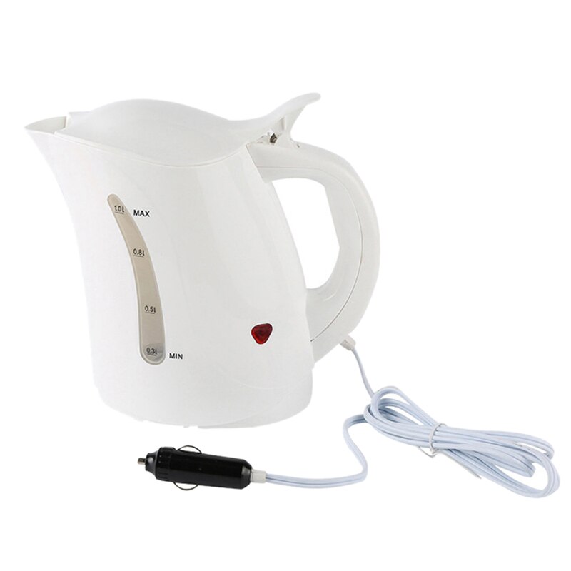 Calentador de agua para el coche, calentador de agua portátil de viaje automático para té y café, de acero inoxidable, para vehículo caravana, 1000ML, 12V