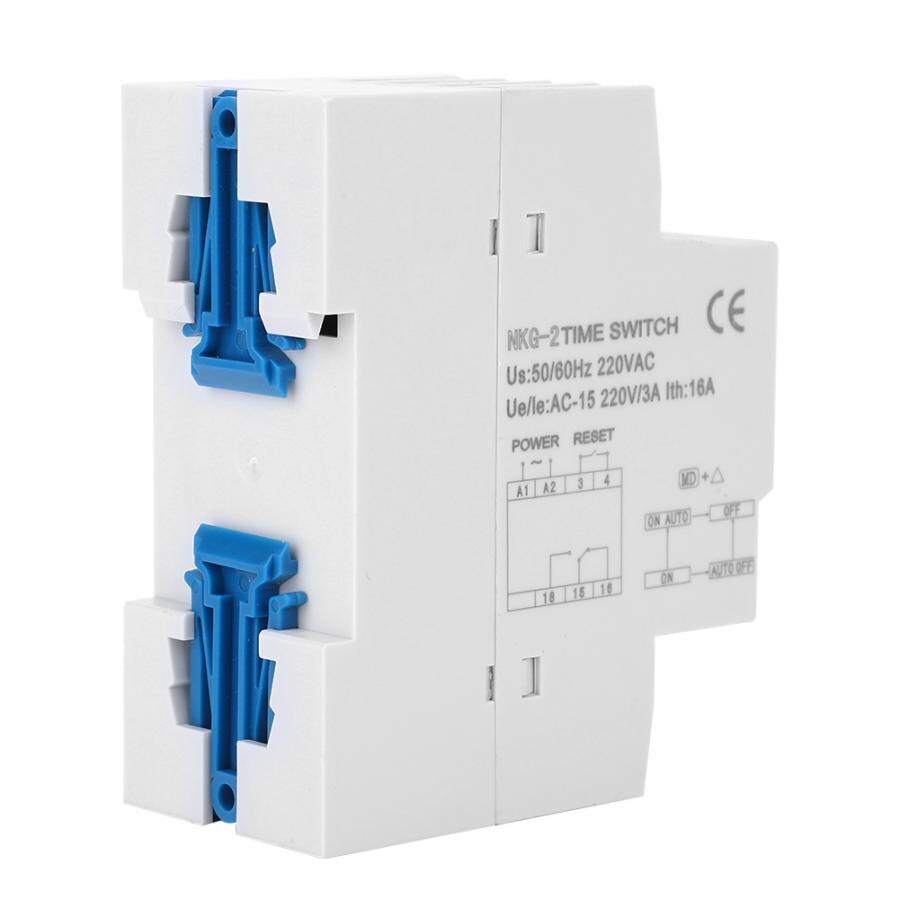 AC220V 3A Time Control Switch Guide Rail Type School Factory Ring Bell Switch Relay