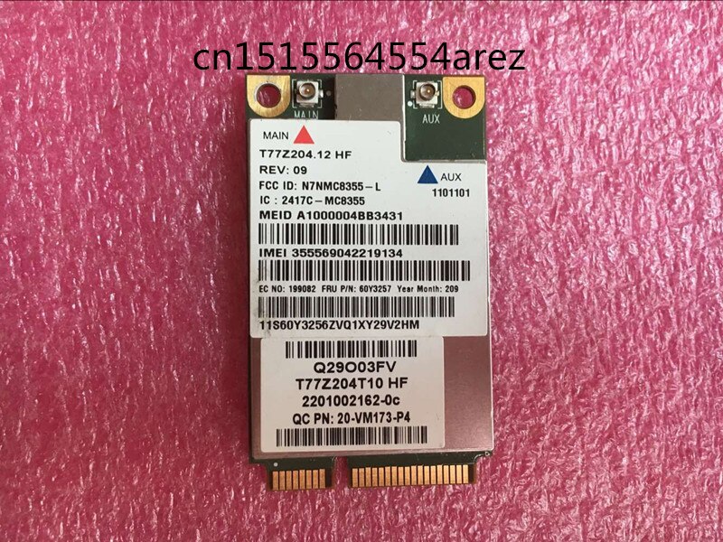 Neue und Original Gobi3000 MC8355 60Y3257 Drahtlose Gobi-3000 für ThinkPad L420 L430 L530 T420i T430 W530 X230 X220 x220T X230T