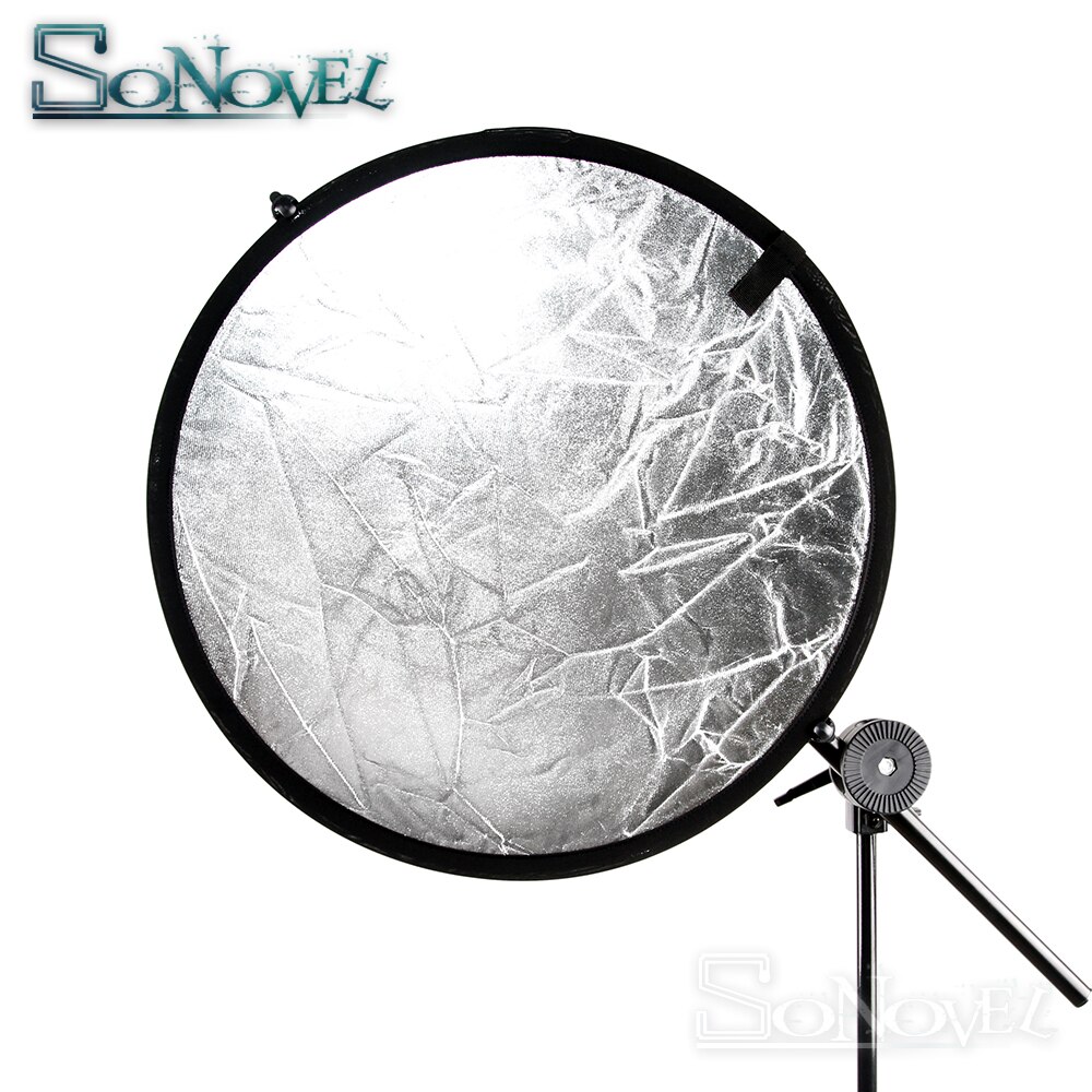 2 in 1 80 cm 31,5 zoll Runde Flash-Studio Faltbare Refletor Licht Disc Gold Silber Riflettore Reflektor mit tasche