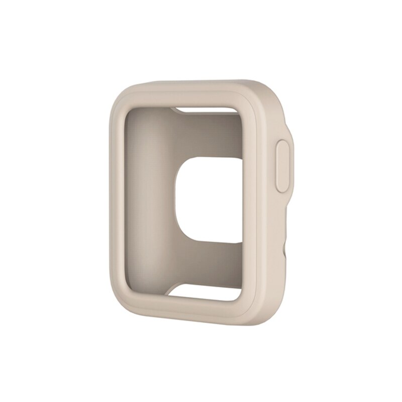 Coque de protection en TPU souple pour Xiaomi Mi Watch Lite, cadre de protection à bord complet, étui antichoc pour Mi Watch Lite Redmi Watch 2 Lite: beige / for mi watch lite