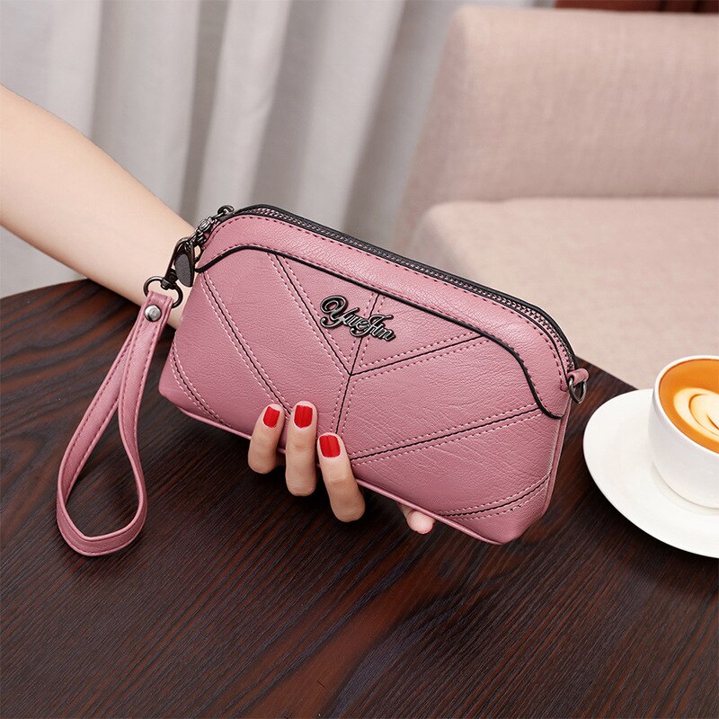 Vrouwen Tas Eenvoudige En Royale Pu Single-Schouder Cross-Body Bag Veelzijdige Boekentassen: Type 2Brubber powder