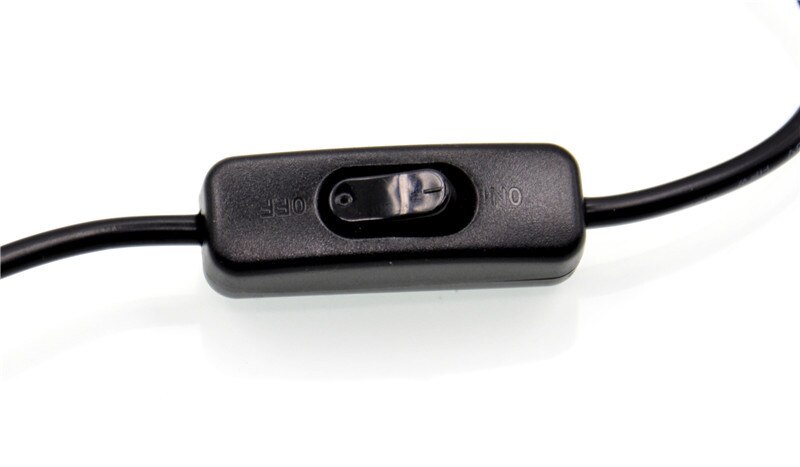 5 st raspberry pi usb till micro usb strömkabel med på/av-brytare för raspberry  pi 2/ b/b+ kort, lätt att starta/starta om