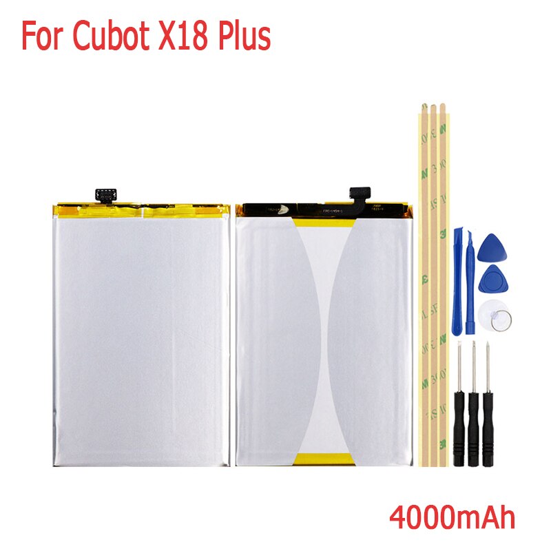 Batería de repuesto para Cubot X18 Plus, X19, P20, X20, ProX15, para Cubot P30, X17S, X17, X16, con herramienta de: X18 Plus X19 P20