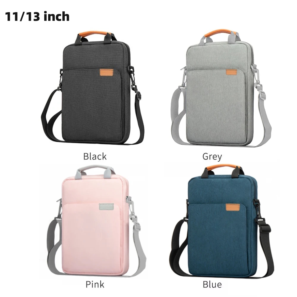 Tablet Shoulder Sleeve Bag For IPad air pro 12.9" , IPad Air 10.9" Surface Go 3/2 Galaxy Tab A 10,Laptop Pouch Handbag Birefcase