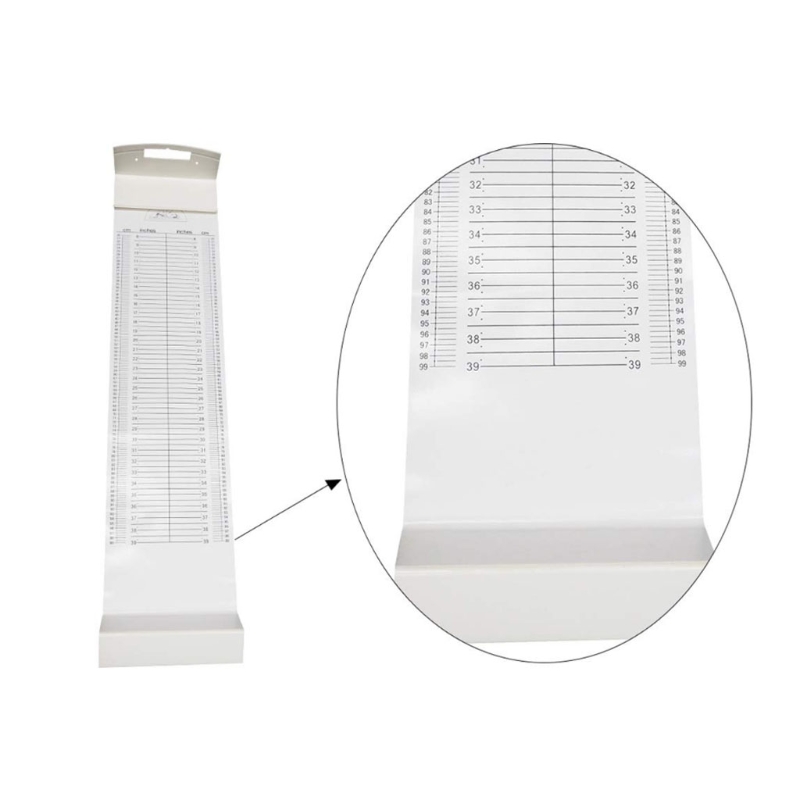 Baby Infantometer Height Ruler Eco-Friendly Material Baby Growth Chart Ruler Newborn Toddlers Growth Chart Ruler Hand M4YD