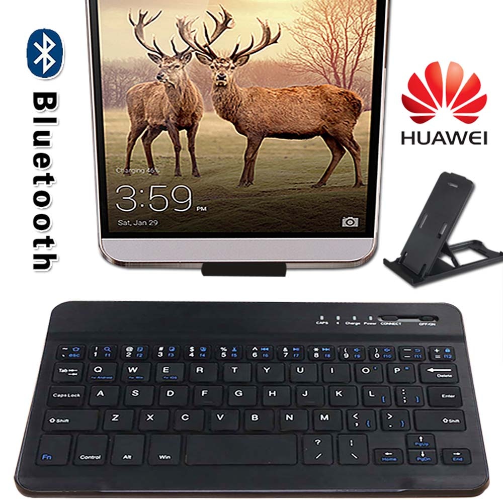 Teclado inalámbrico con Bluetooth para tableta Huawei Honor Note 8, Play Tab 2, Tab 5, WaterPlay 8, MediaPad 7, M5, M6, T1, T2, T3, recargable