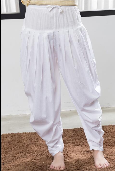 8 couleurs inde traditionnel femme coton pantalon Style ethnique printemps été fonds amples pantalons de danse pour femme