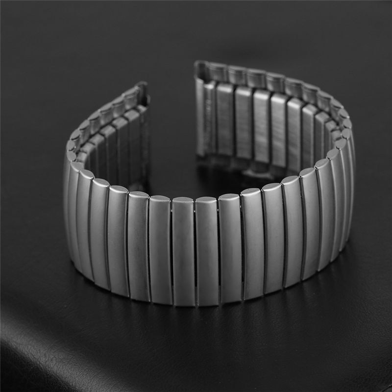 Rekbaar Lengte Horloge Band Geen Gesp Vervanging Roestvrijstalen Horloges Strap 20Mm 22Mm Matt Glossy Ремешок Для Часов