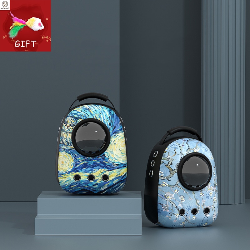 Window Transport Carrying Breathable Travel Bag Bubble Astronaut Pet Dog Space Capsule Cat Carrier Backpack