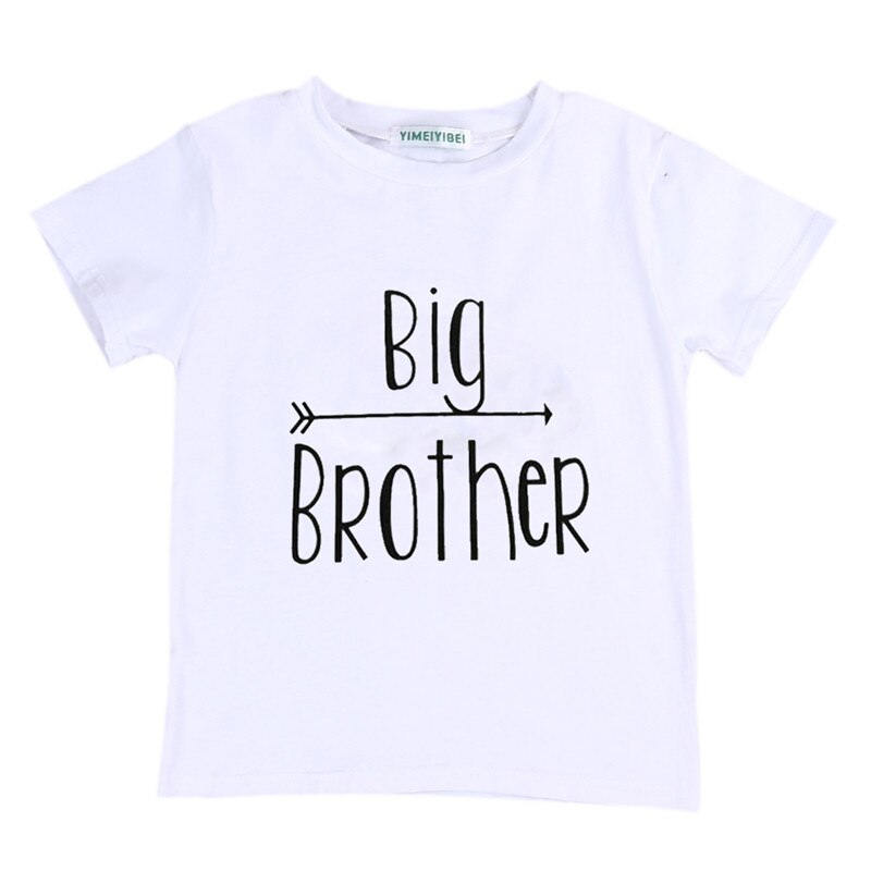 Broertje Baby Boy Romper Bodysuit Grote Broer T-Shirt Tops Bijpassende Outfit Korte Mouw O-hals