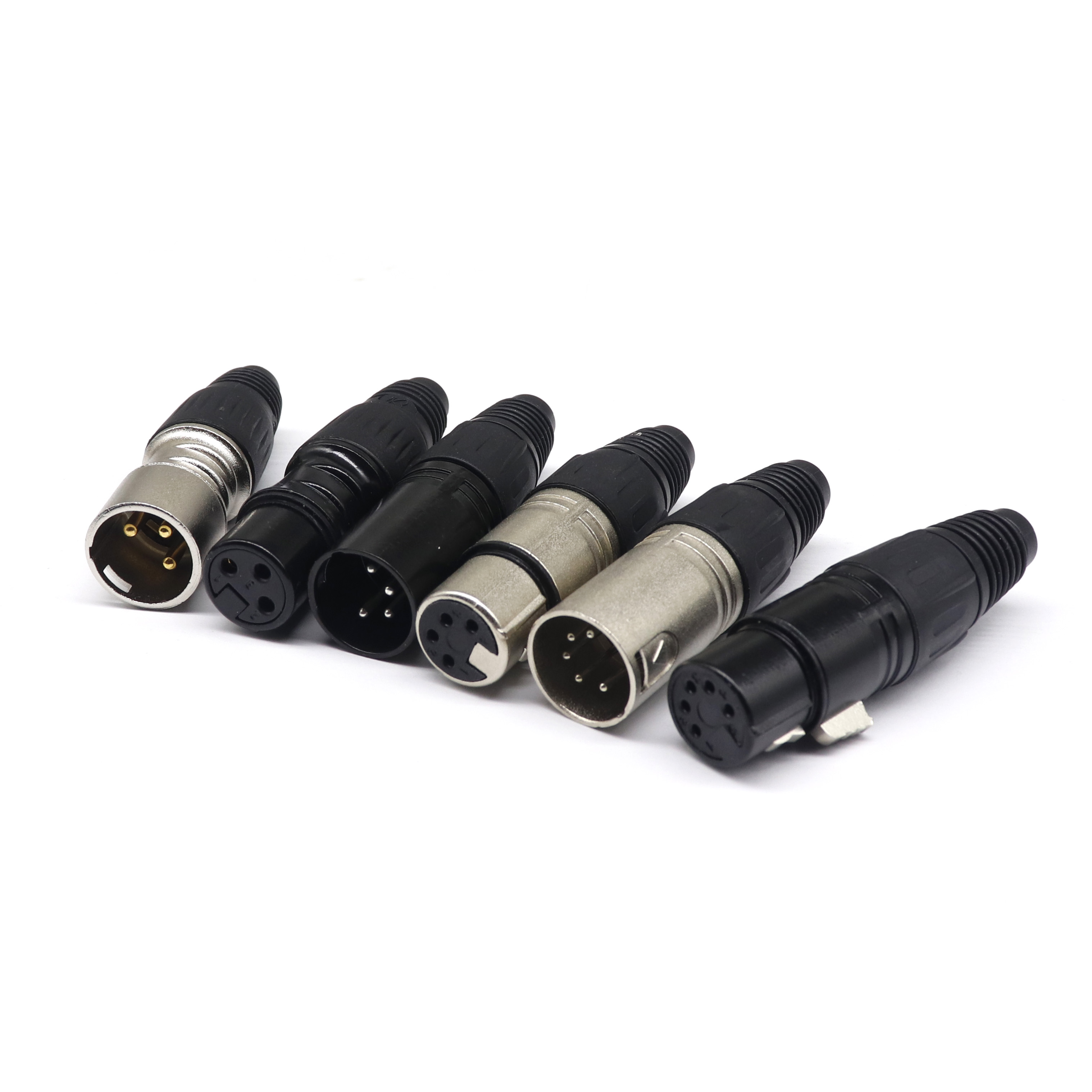 3/4/5PIN Canon Hoofd Microfoon Plug Microfoon Hoofd Xlr Balanced Head Drie-Core Vergulde canon Mannelijke En Vrouwelijke Hoofd