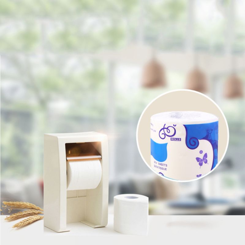 10x10cm Three Layer Toilet Tissue Home Bath Toilet Roll Paper Soft Toilet Paper G6KE