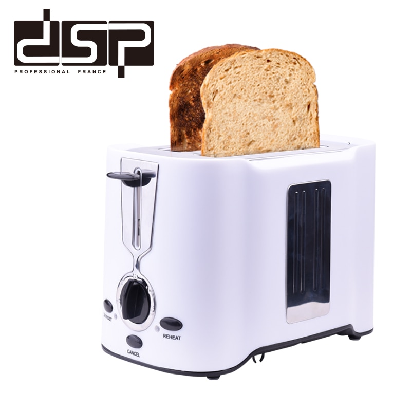 DSP KC2038 Broodrooster 750 W Brood Maker 2 Plakjes Warm Rvs LinerHousehold Broodbakmachine Voor Ontbijt