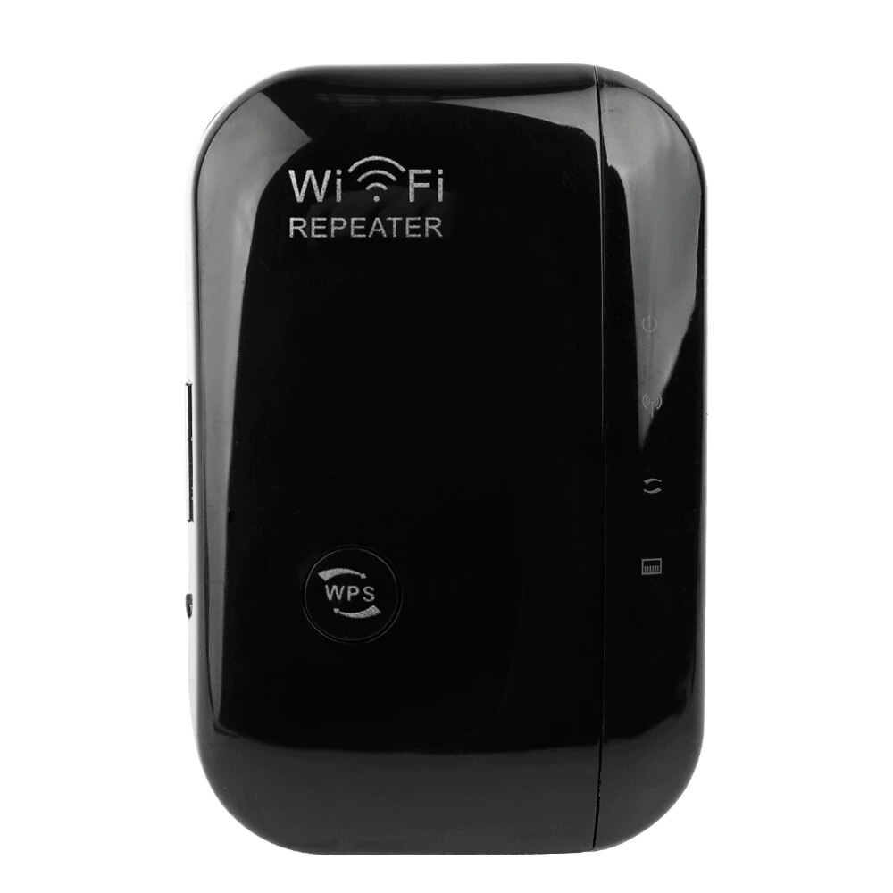 Wifi Draadloze Wifi Repeater Wifi Extender 300Mbps Wifi Versterker 802.11N/B/G Booster Repetidor Wi Fi reapeter Access Point: Black