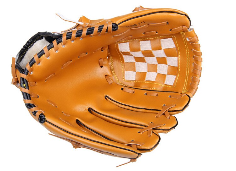 Gants de Baseball en cuir pour enfants, accessoires de Softball d'entraînement, équipement,: vert clair / 10.5 pouces