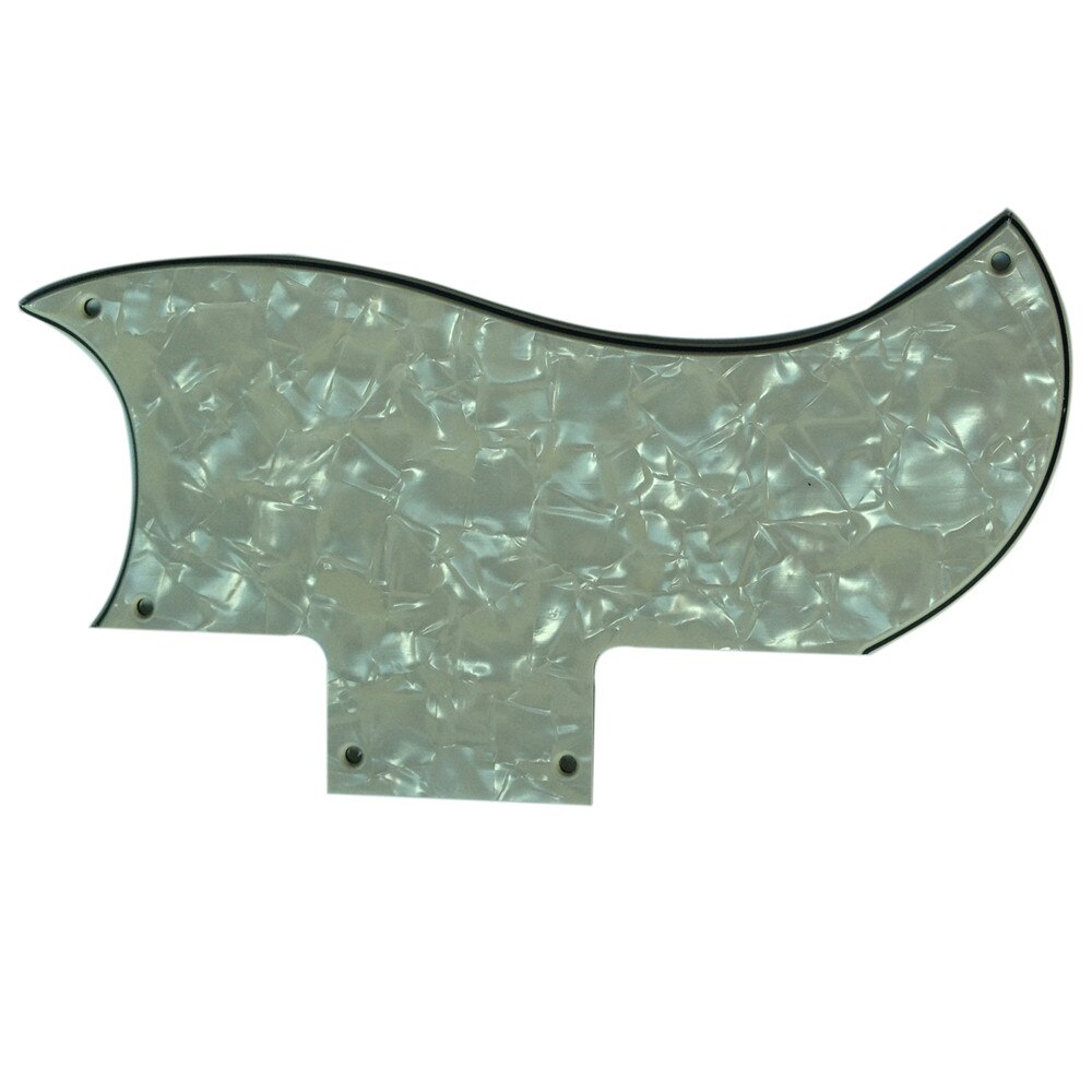 Pleroo Custom Gitaar pickgaurd-Voor 61 SG Gitaar Slagplaat Scratch Plaat, 4 Ply Perkament Parel