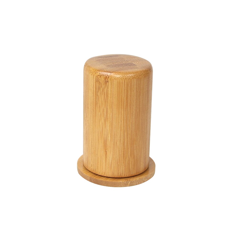 Söt bambu trä tandpetare hållare carving tandpetare låda bärbar förvaringslåda för hushållskök organisation