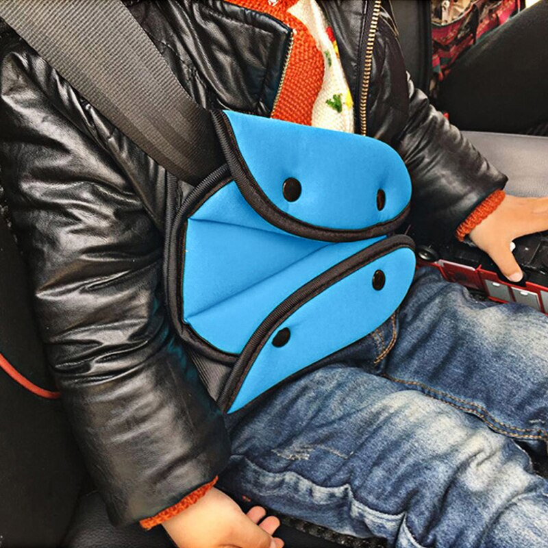 1pcs Car Safe Fit Seat Belt Adjuster Car Safety Belt Adjust Device Triangle Baby Child Protection Baby Safety For Baby