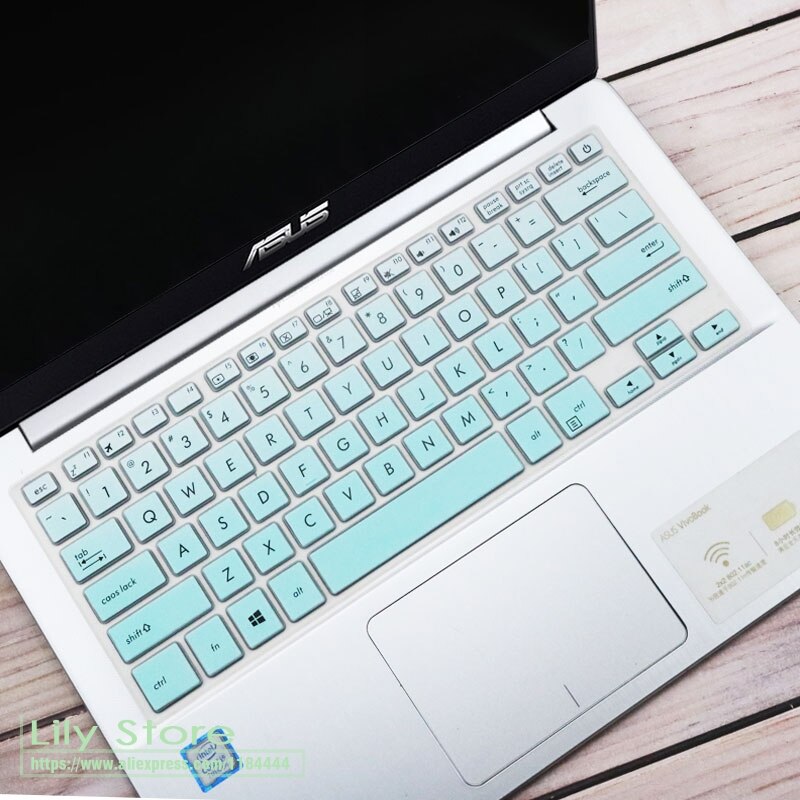 Til asus vivobook flip 14 tp401m tp401 tp401ca tp401ma tp410 tp410uf tp410ua tp410ur laptop 14 tommer tastaturbeskytter cover: Fademint