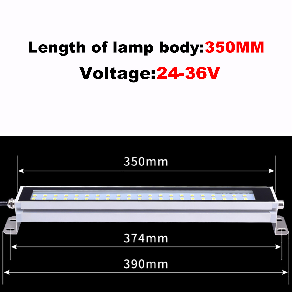 24V 220V LED Milling CNC Machine Tool Lights Waterproof Oil-proof Explosion-proof Workshop Surface Mounted Wall Working Lamp: 24-36V 350MM