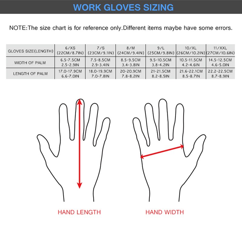 Winter Work Gloves Waterproof Double Shell Thermal Warm Safety Work Gloves Working Gloves Men