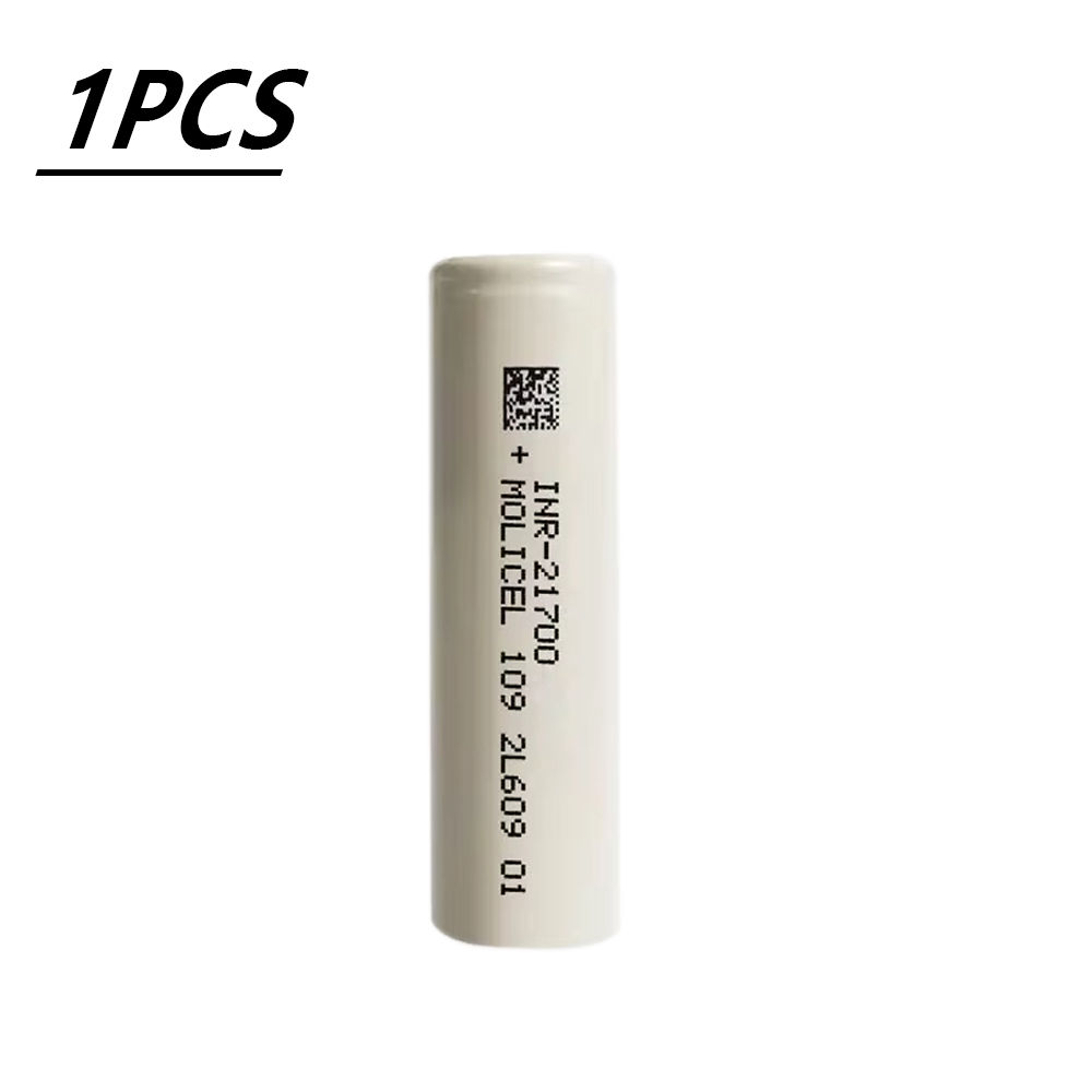 1-10 pcs inr 21700 battery 21700-50e 3,7 v 5000 mah super large capacity lithium-ion battery 5000 mah rechargeable batteries + charger: Green