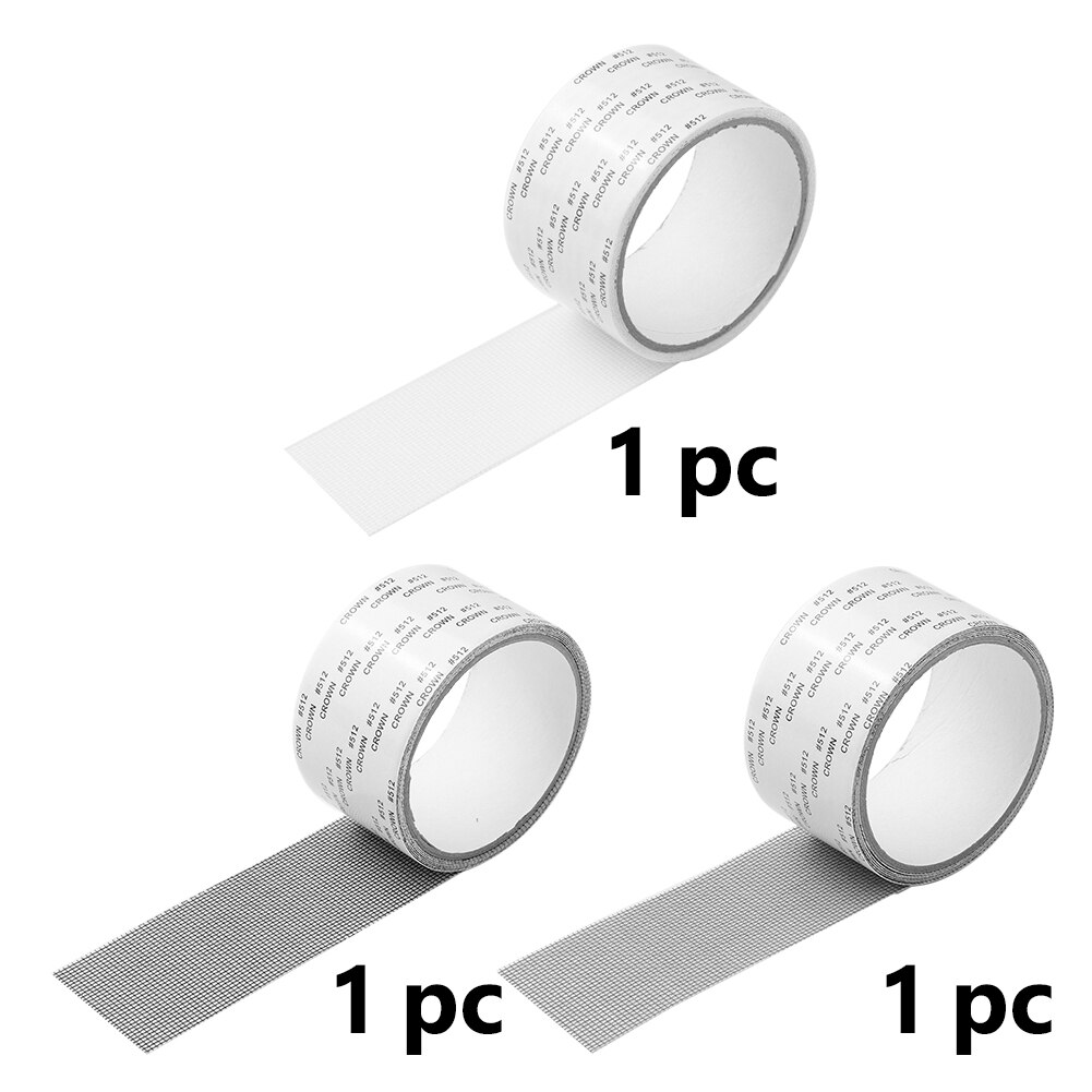 Screen Door Repair Mesh Patches Window Door Waterproof Patch Self-adhesive Super Fix Anti-Insect Door Mosquito Net Mesh: Set 3Pcs