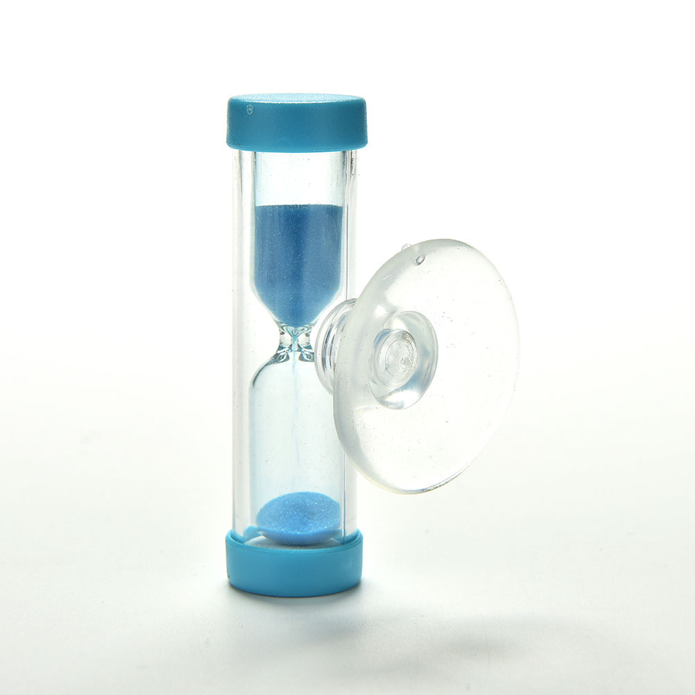 1 Pc 3 Minuut Zandloper Zandloper Klok Zandloper voor Tandenborstel Douche Timer met Zuignap Kid Kind Math leren Speelgoed
