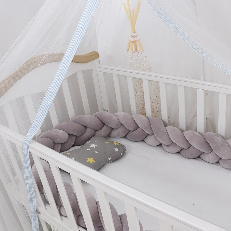 3M di Lunghezza Del bambino Decorazione Della stanza Culla protettore Cuscini di Protezione Del bambino angolo Di Collisione Sicurezza Passeggino Biancheria Da Letto Culla: 6