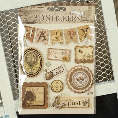 Diy 3d klistermærker scrapbog materiale metal cameo ramme sommerfugl blomst klistermærke fil album journalisering dekoration hobby håndværk