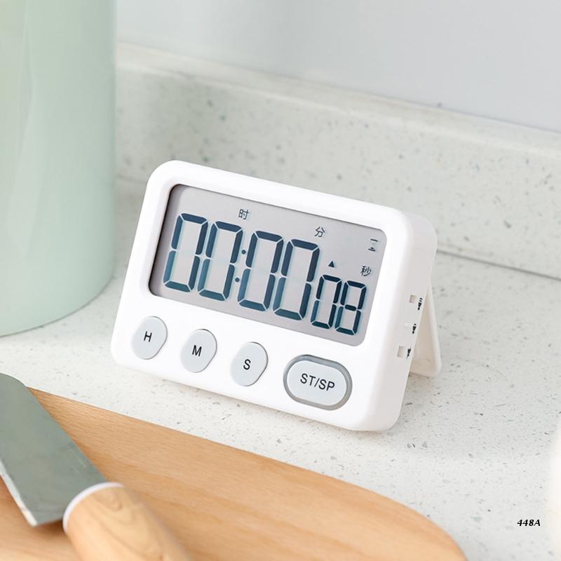 Kitchen Timer Countdown Up Magnetic Timer Clock 12/24 Hour Clock for Cooking