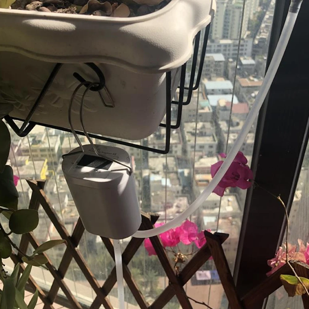 Automatic Plant Flower Watering Pump 2/8/16 Heads Pump Flowers Home Sprinkler Drip Irrigation Device Garden Self-Watering Tool