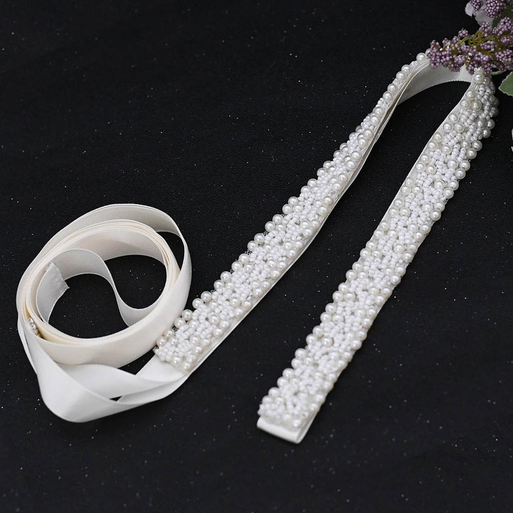 TRiXY S204 de boda de las mujeres cinturones de fajines con cuentas de de noche vestido de novia cintura faja nupcial Correa