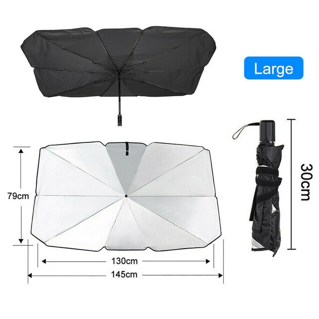 Auto Voorruit Beschermende Zonnescherm, Auto Voorruit Cover, Interieur Bescherming Accessoires, Voorkomen Zonlicht: large