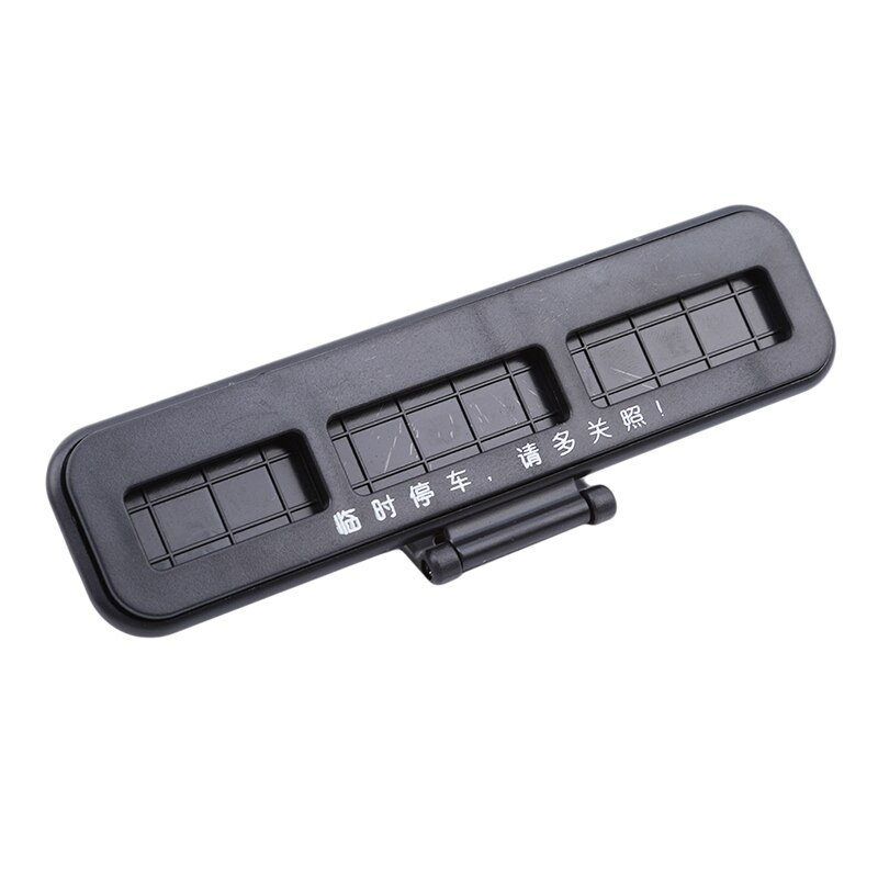 Auto opvouwbare nachtlamp tijdelijke parkeerplaats telefoonnummer kaart zuignap plaat auto flip verborgen tijdelijke parkeerkaarten