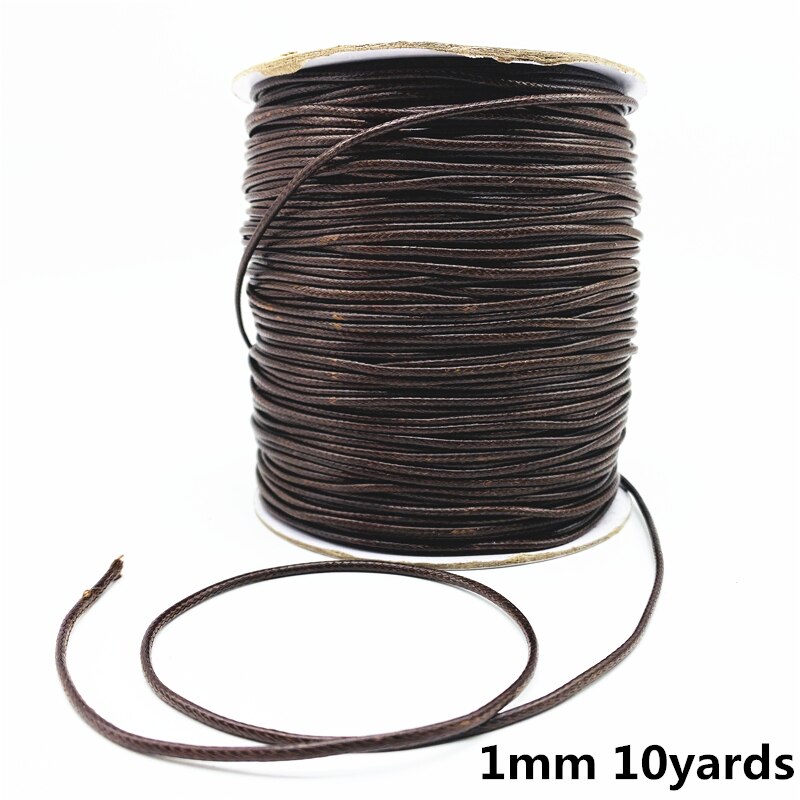 0.5mm/0.8mm/1mm/1.5mm/2mm cordon de coton ciré corde fil ciré cordon sangle collier corde pour la fabrication de bijoux: Pistolet En Métal