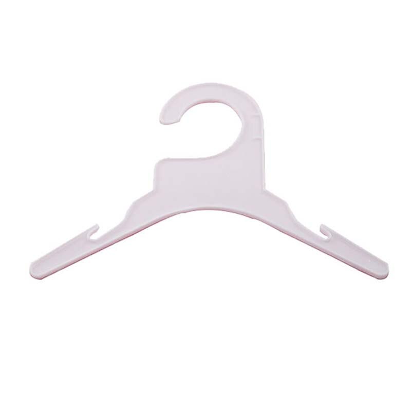 Cintre en tissu 10 S/L pour vêtements d&#39;animaux de compagnie, support en plastique pour chiens et chats, grand gabarit: WHITE / S