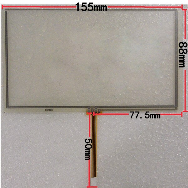 155*88mm touchscreen digitizer Für HSD062IDW1 6,2 zoll auto-DVD touchscreen