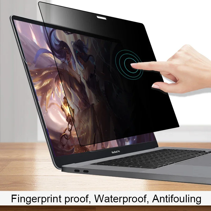 Skærmbeskytter til bærbar computer, beskyttelse af personlige oplysninger, til macbook air 13 13.6 15 tommer  m1 m2 pro 14 16 , privatlivsfilter, anti-spy notebook-film, antirefleks